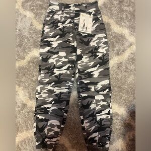Black & White Camo Pants